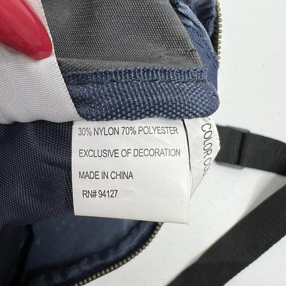 Universal Studios Fanny Pack Adjustable Waist Belt Bag Zippered Pockets Navy OS - Picture 13 of 16